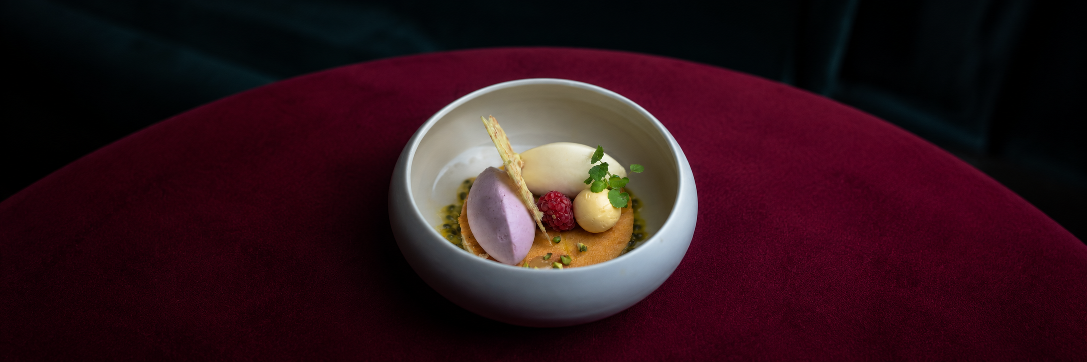 Verfijnd dessert uit de keuken van DC Catering